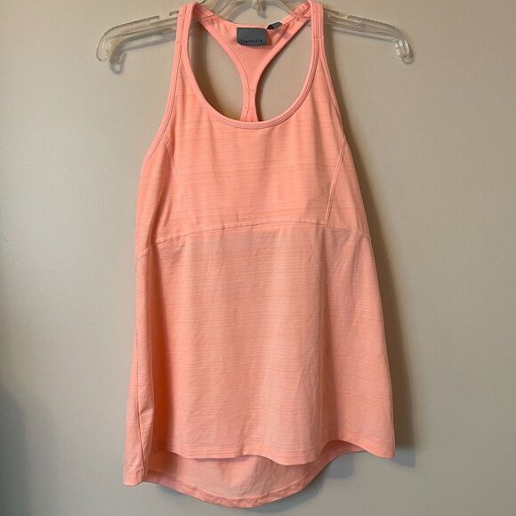Athleta Swift Reach & Restore Tank Top, Energetic Peach SIZE M - Picture 2 of 12